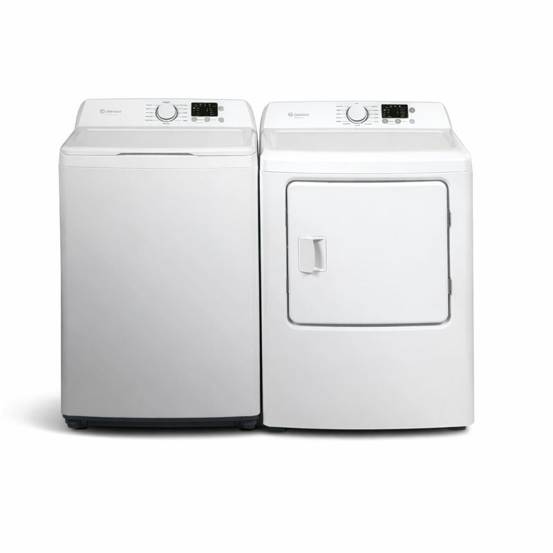 Modern Washer and Dryer
